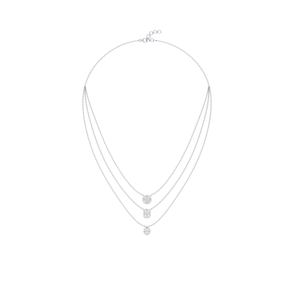 Multi-Layered Trio Shaped Diamond Chain