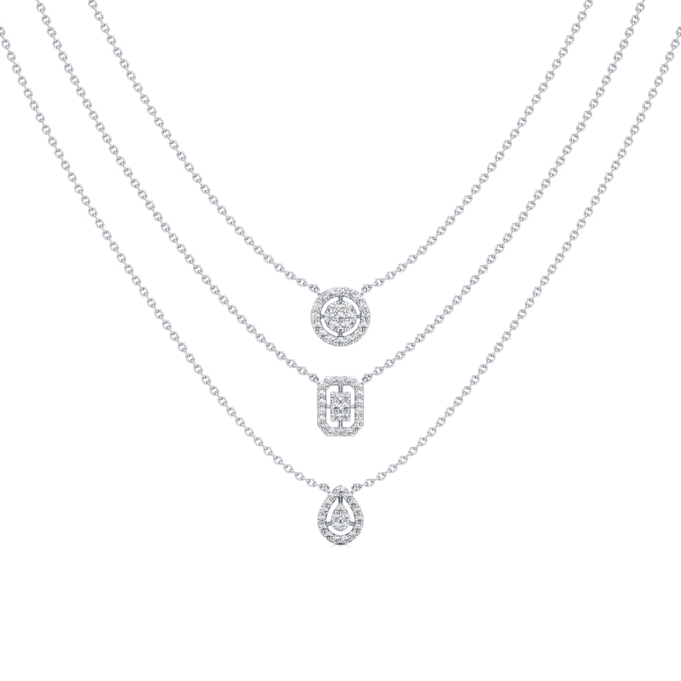 Multi-Layered Trio Shaped Diamond Chain