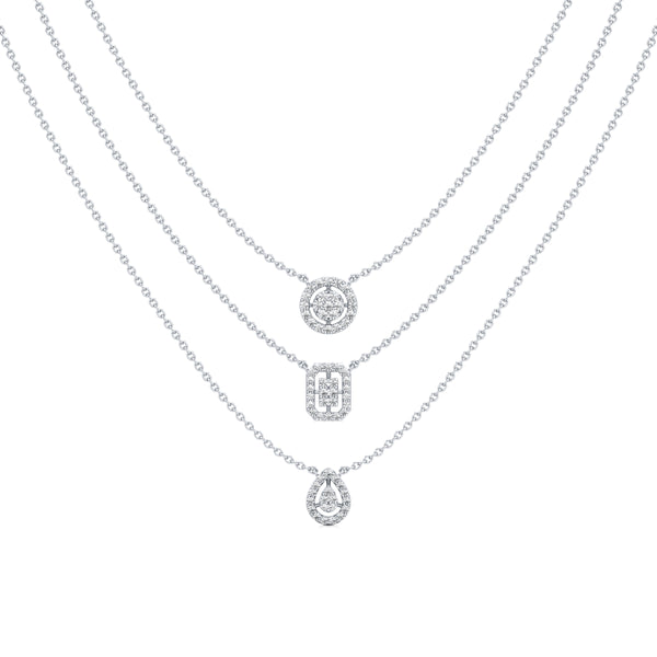Multi-Layered Trio Shaped Diamond Chain
