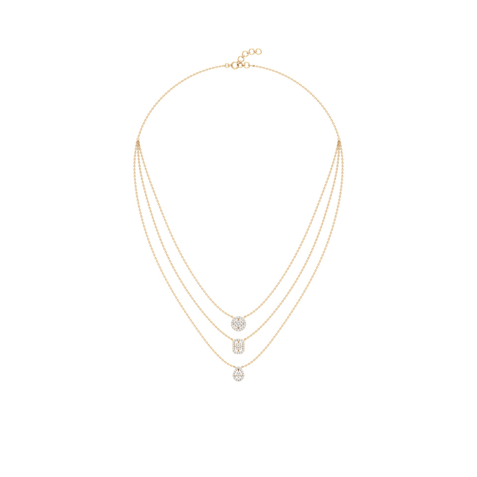 Multi-Layered Trio Shaped Diamond Chain