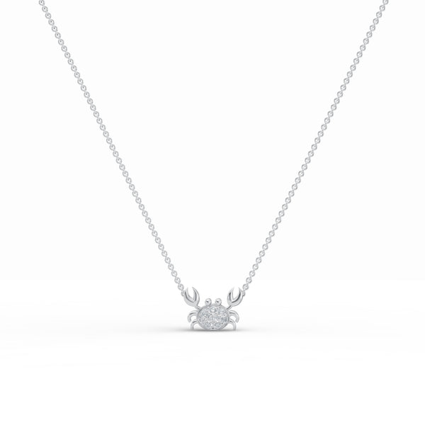 Crab Charm Diamond Chain