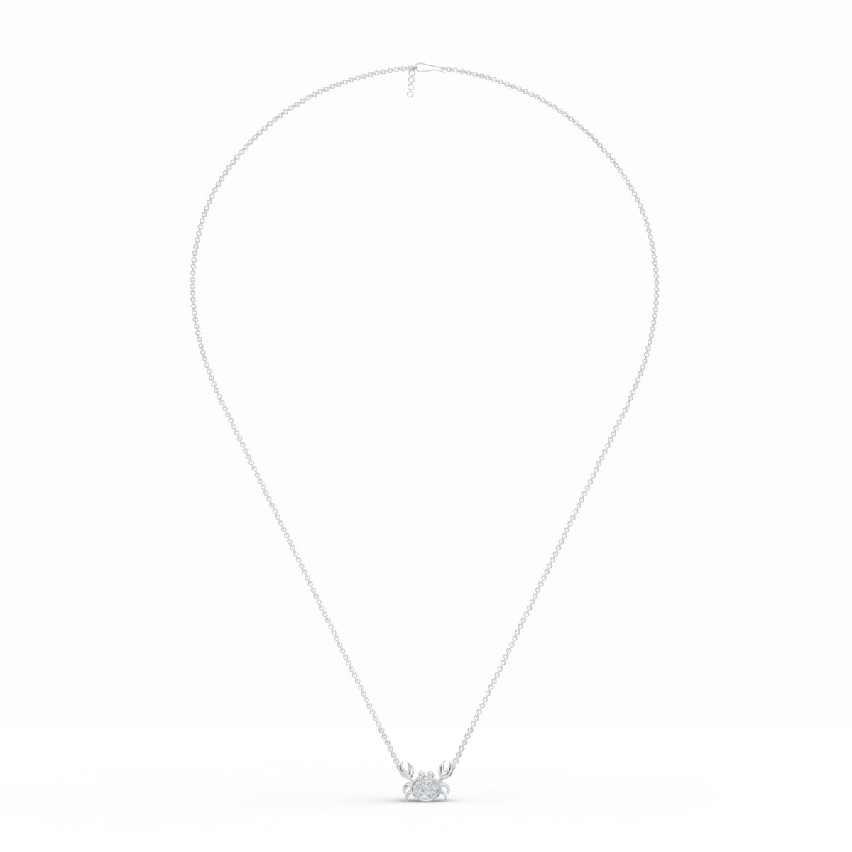 Crab Charm Diamond Chain