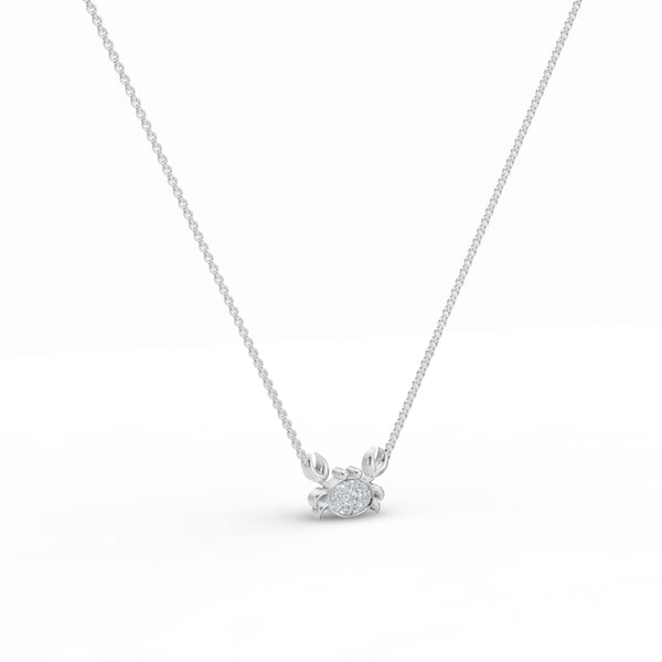 Crab Charm Diamond Chain