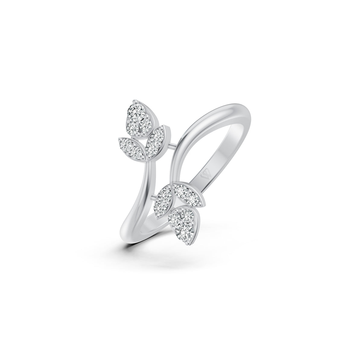 Leaf Wrap Diamond Ring