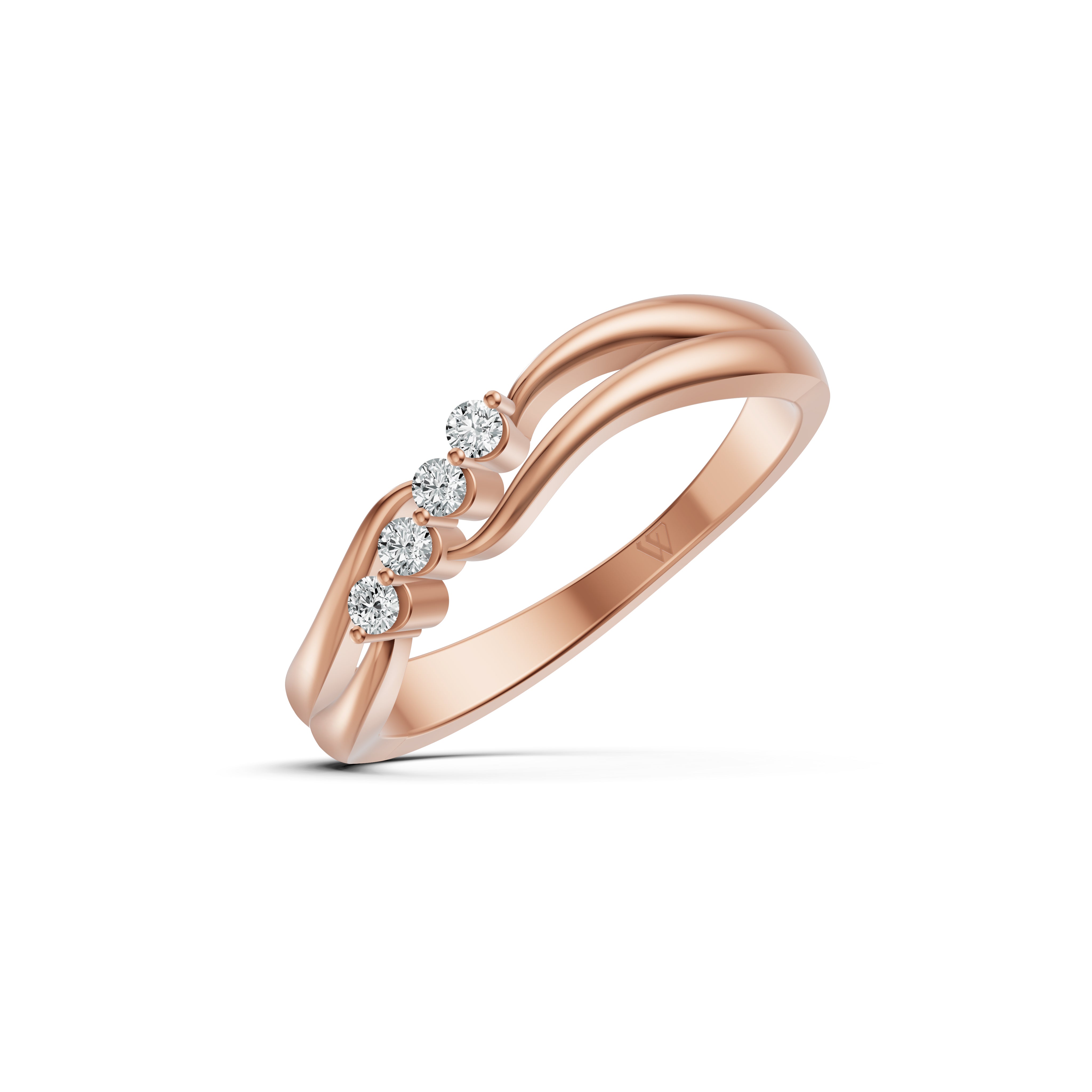 Whisper Wave Diamond Ring