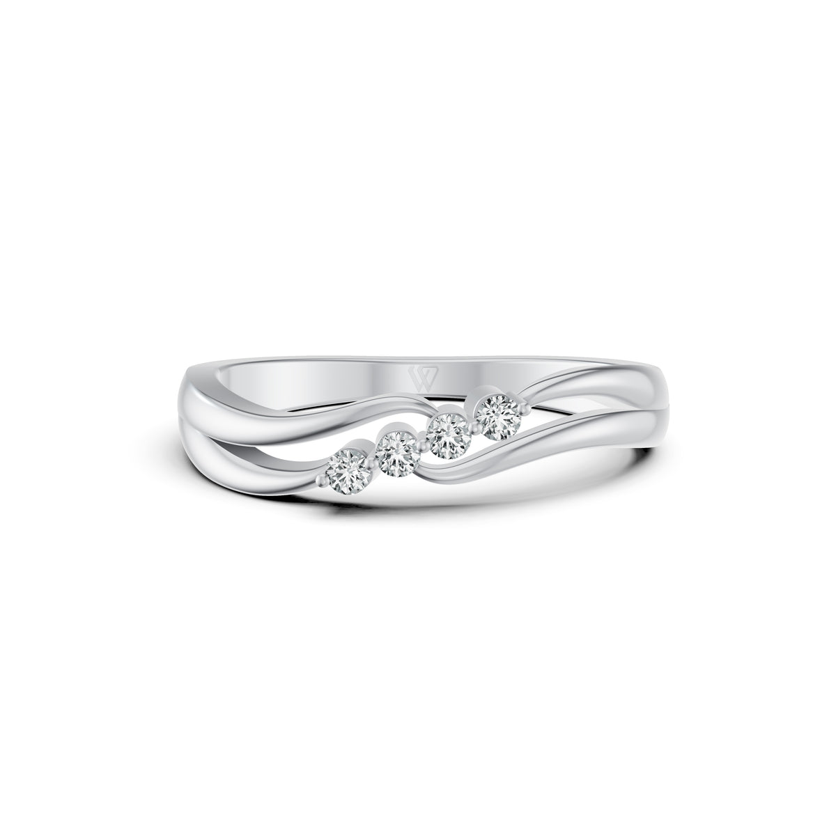 Whisper Wave Diamond Ring