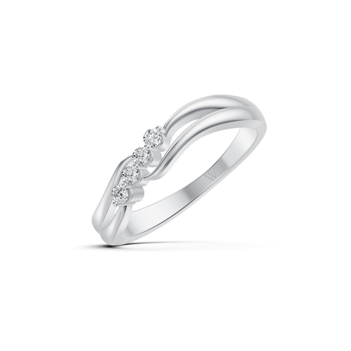 Whisper Wave Diamond Ring