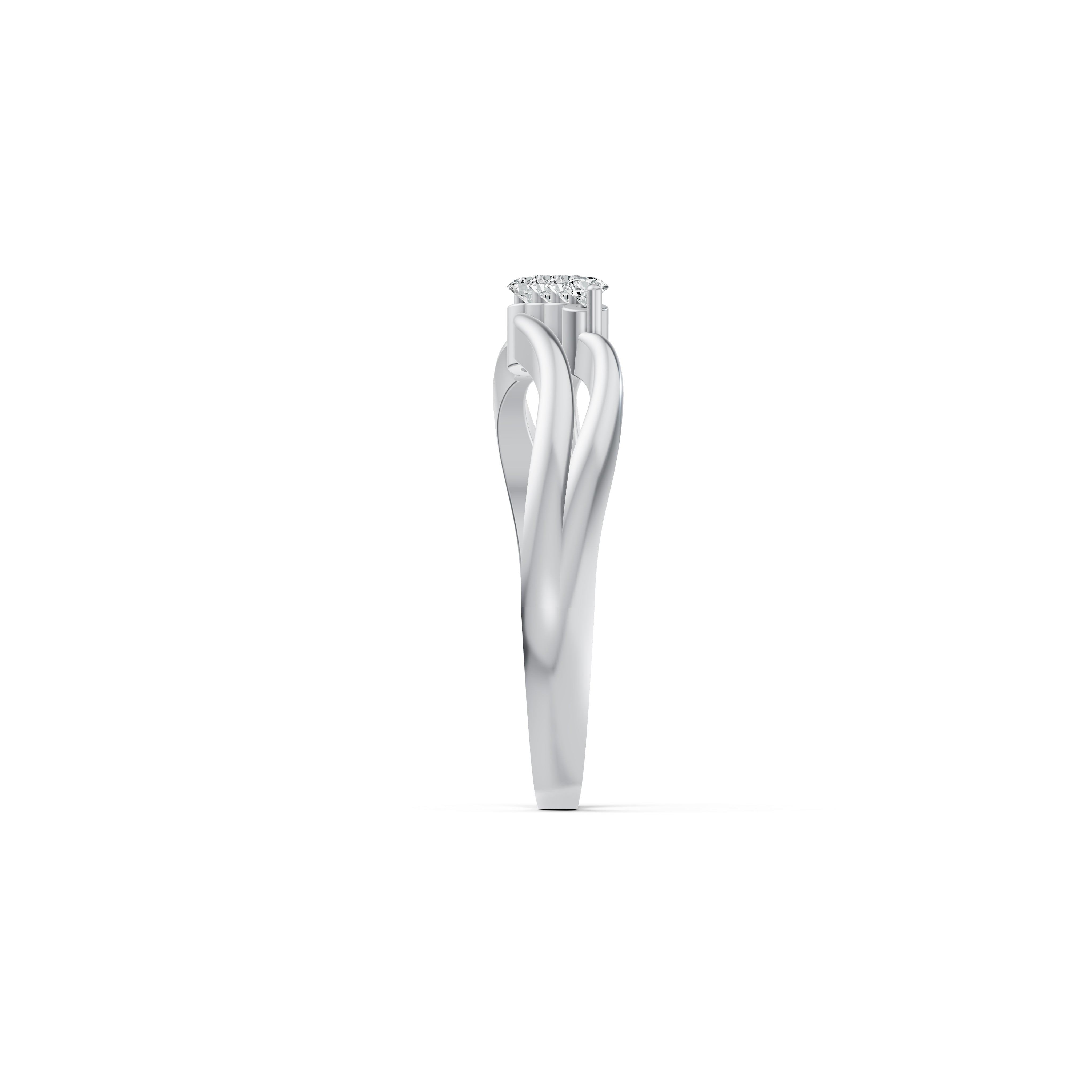 Whisper Wave Diamond Ring