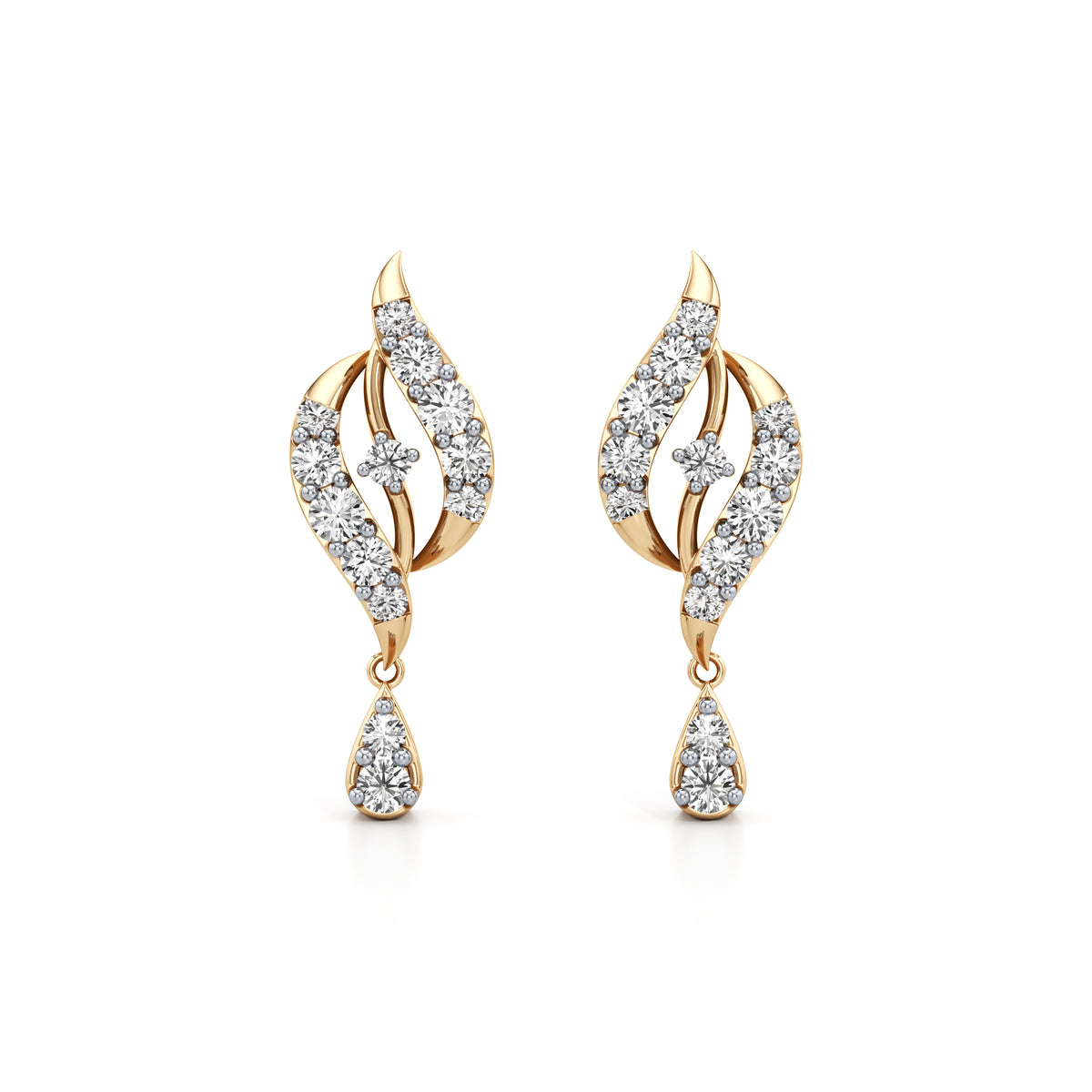 Aurora Eye Diamond Earrings
