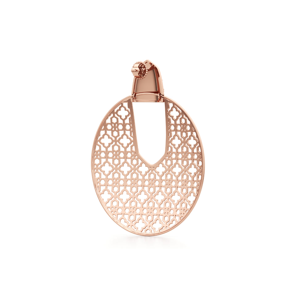 Mesh Love Diamond Earrings