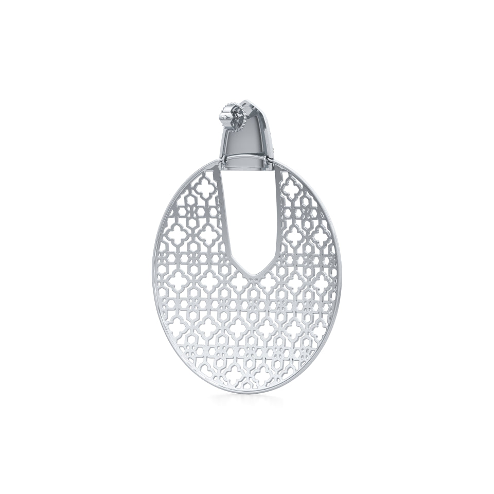 Mesh Love Diamond Earrings