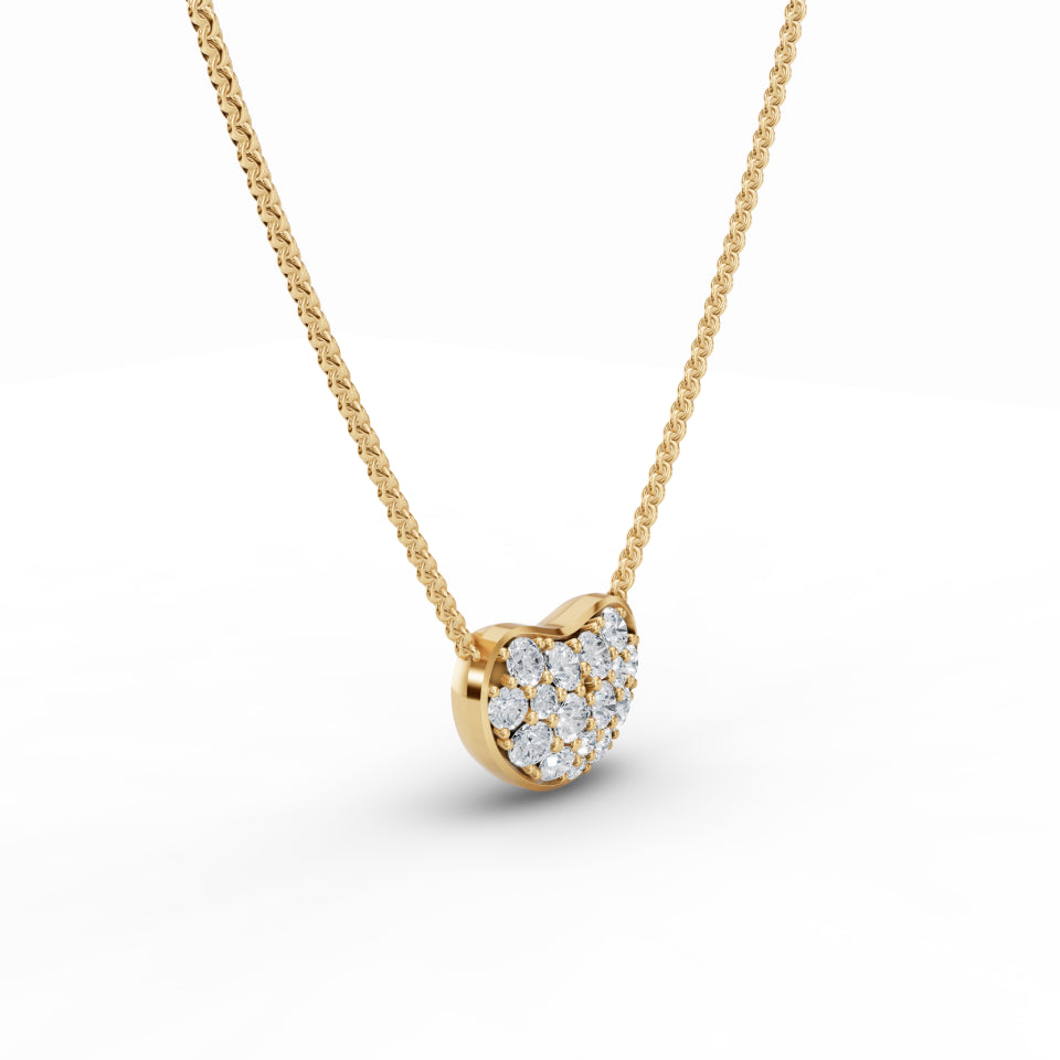 Classic Pave Diamond Pendant