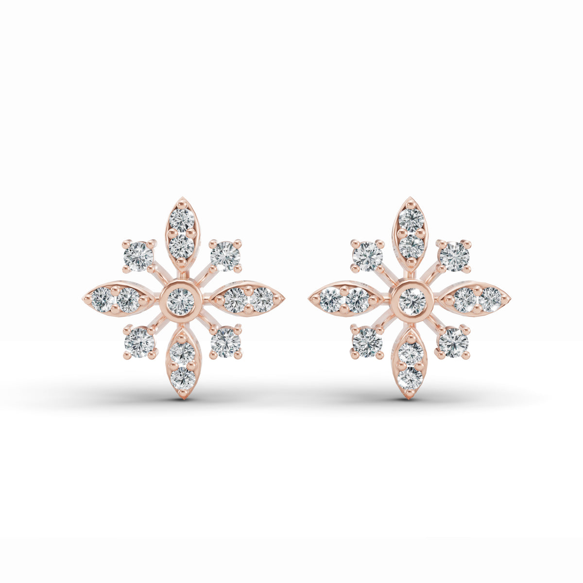 Classic Diamond Stud Earrings