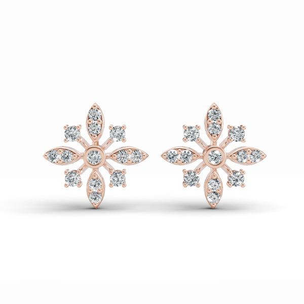 Classic Diamond Stud Earrings
