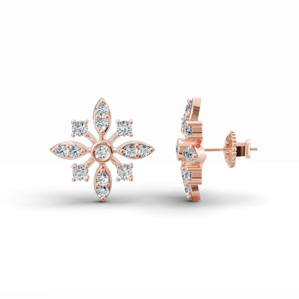 Classic Diamond Stud Earrings