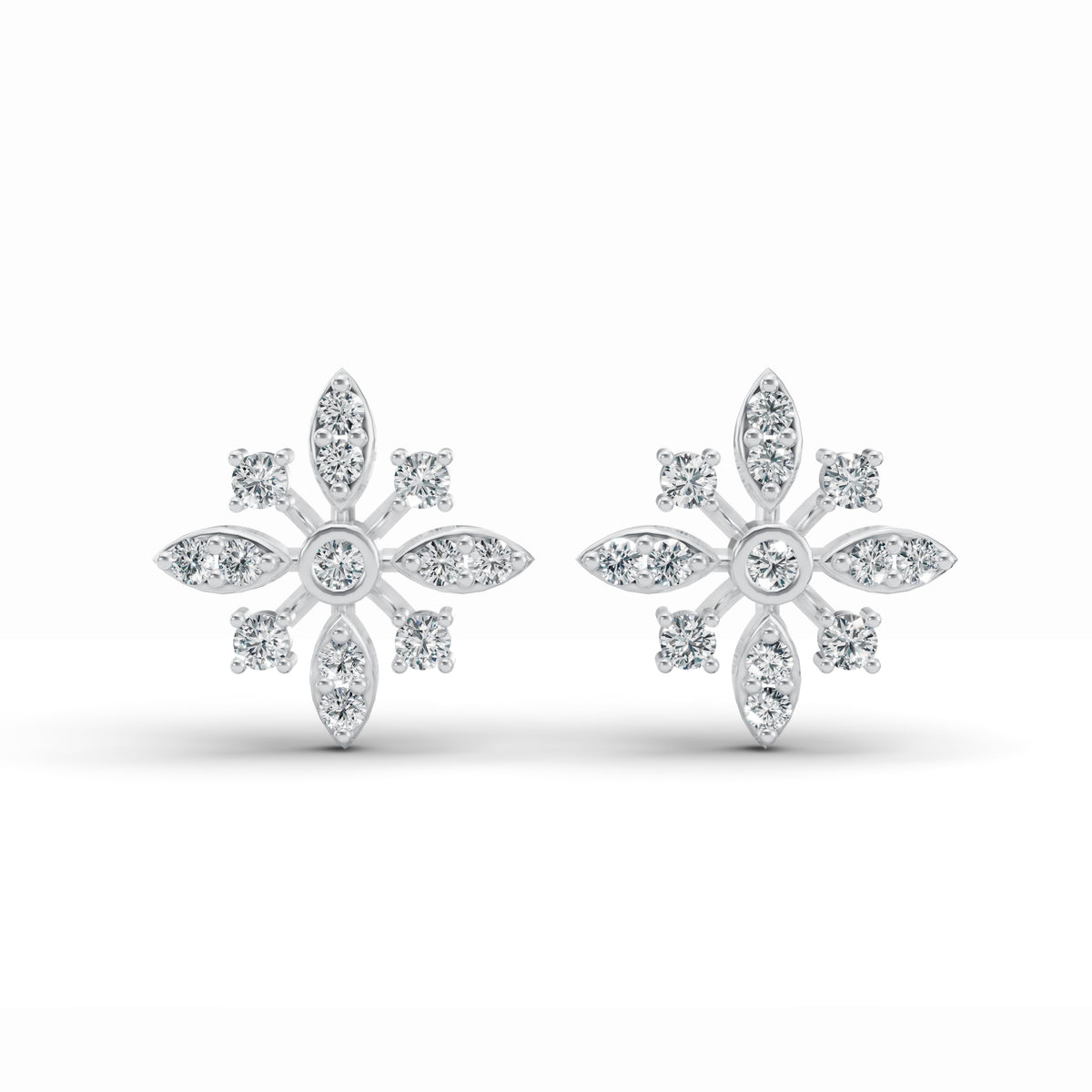 Classic Diamond Stud Earrings