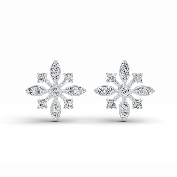 Classic Diamond Stud Earrings