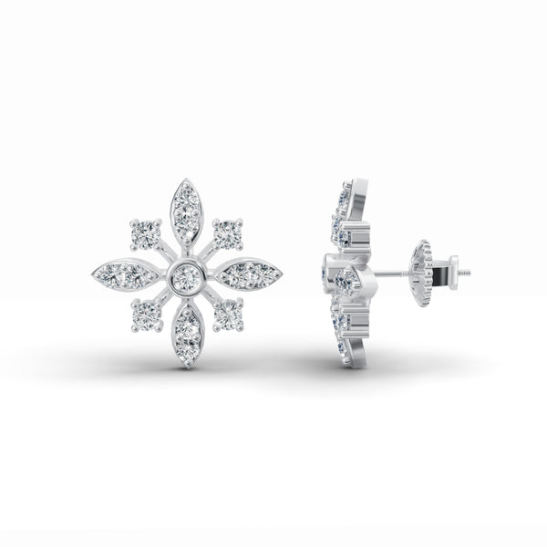 Classic Diamond Stud Earrings