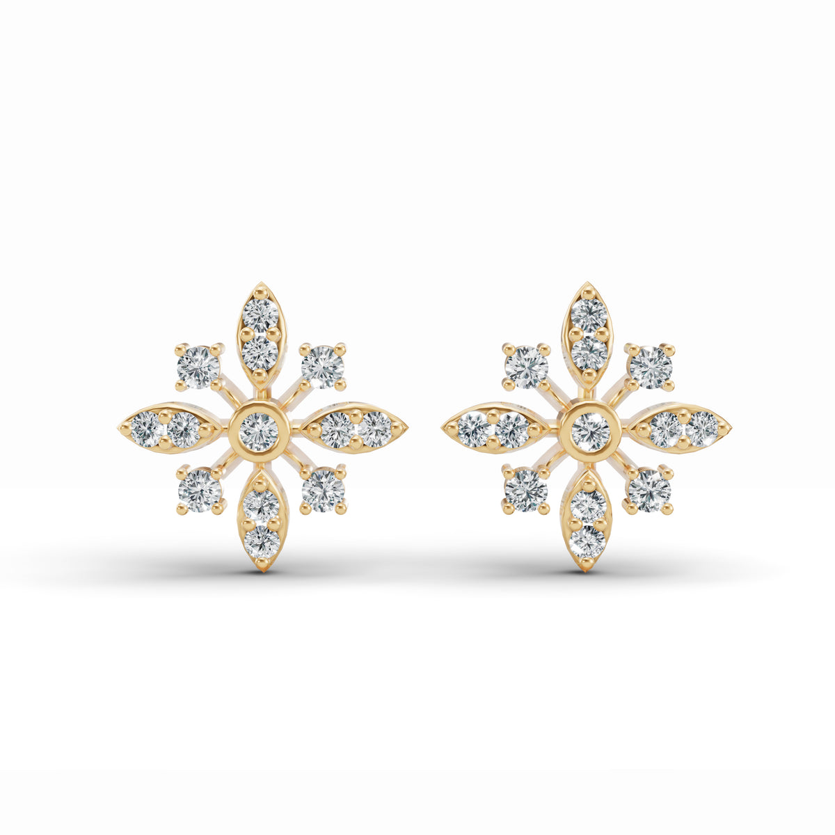 Classic Diamond Stud Earrings