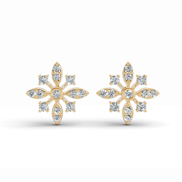 Classic Diamond Stud Earrings