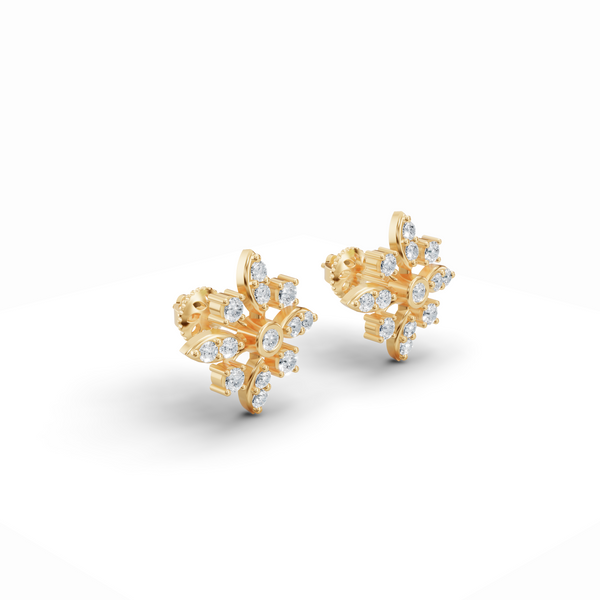 Classic Diamond Stud Earrings