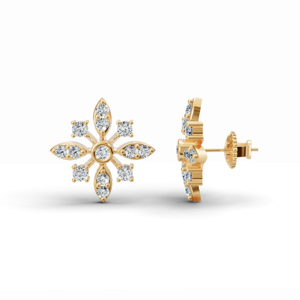 Classic Diamond Stud Earrings