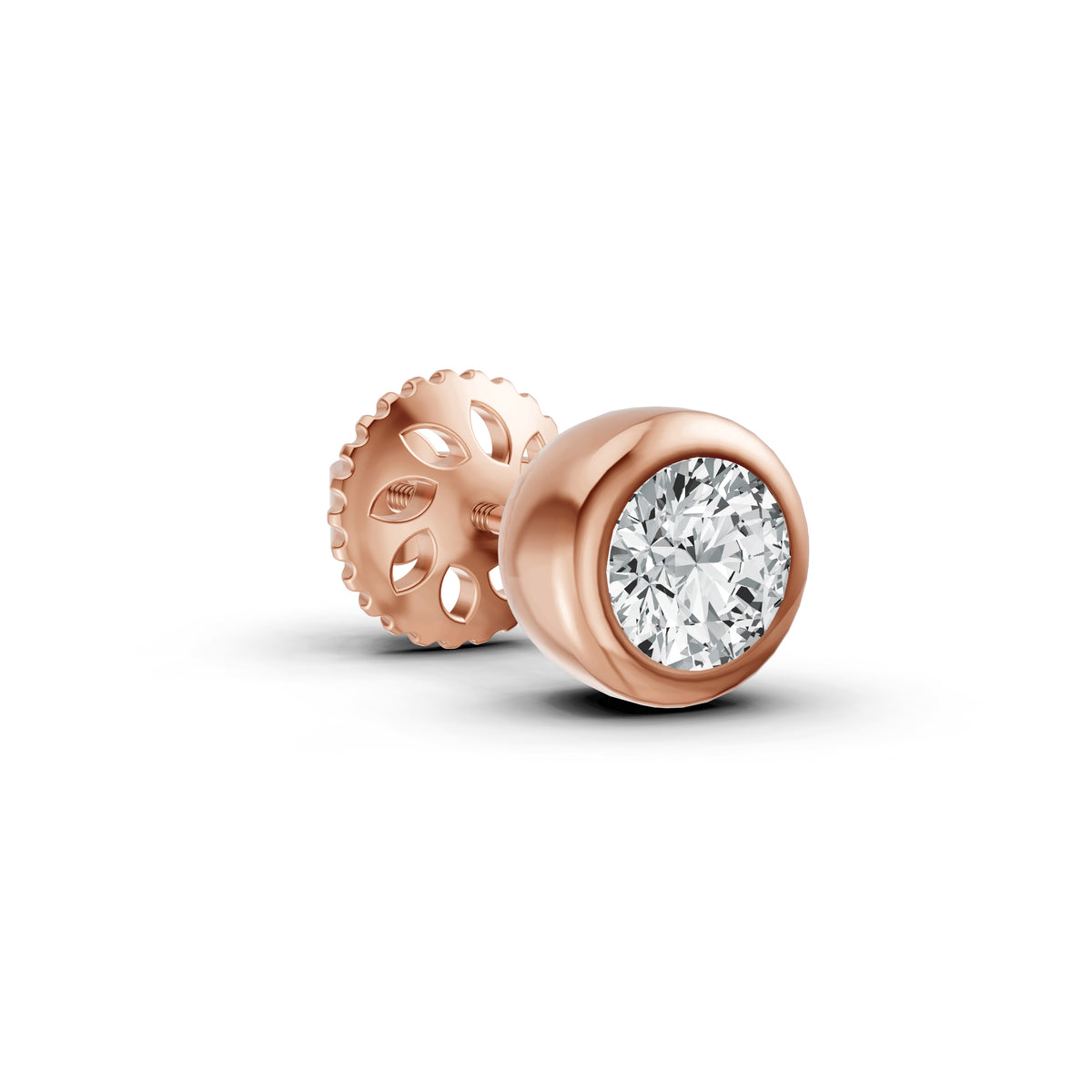 Bezel Glow Diamond Nosepin