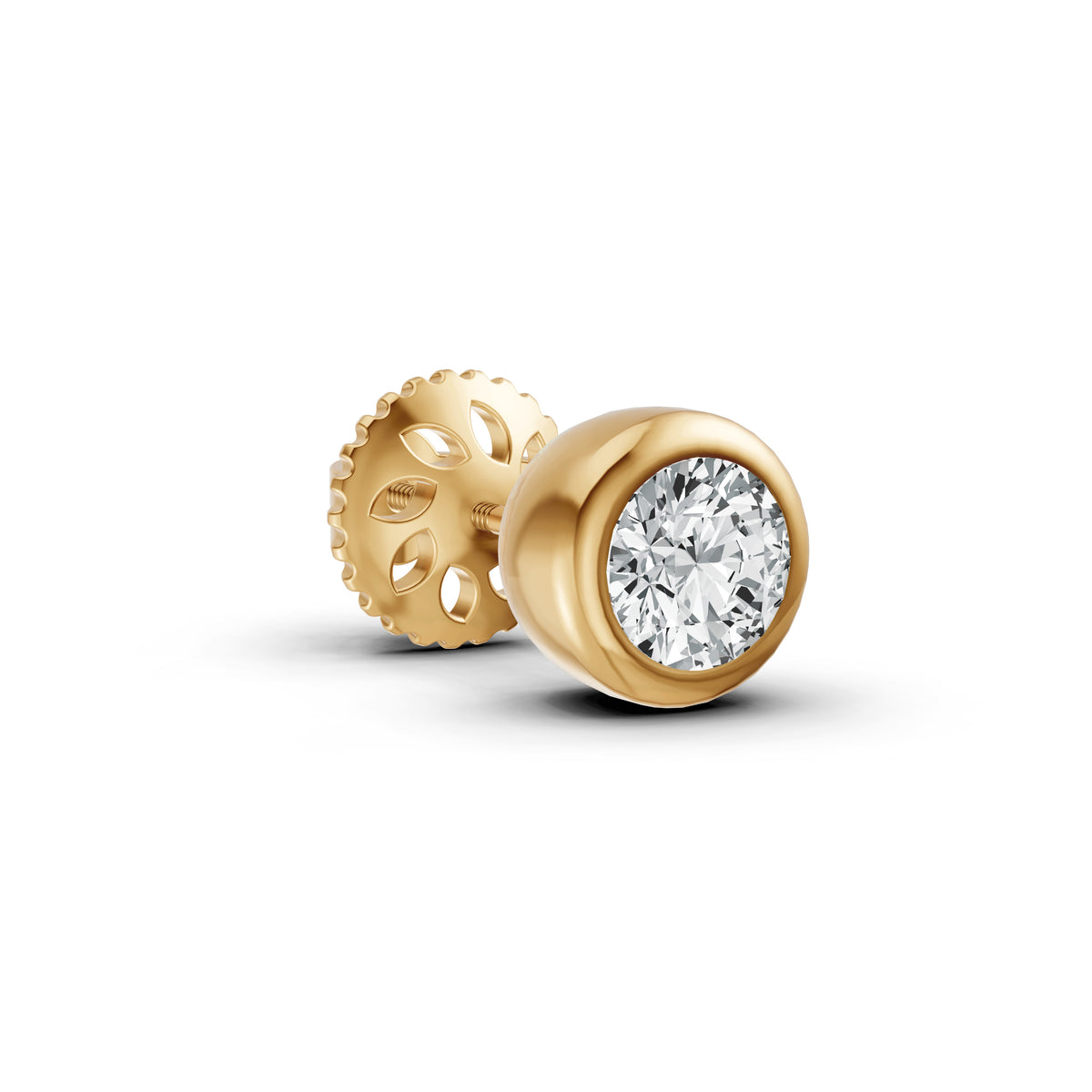 Bezel Glow Diamond Nosepin