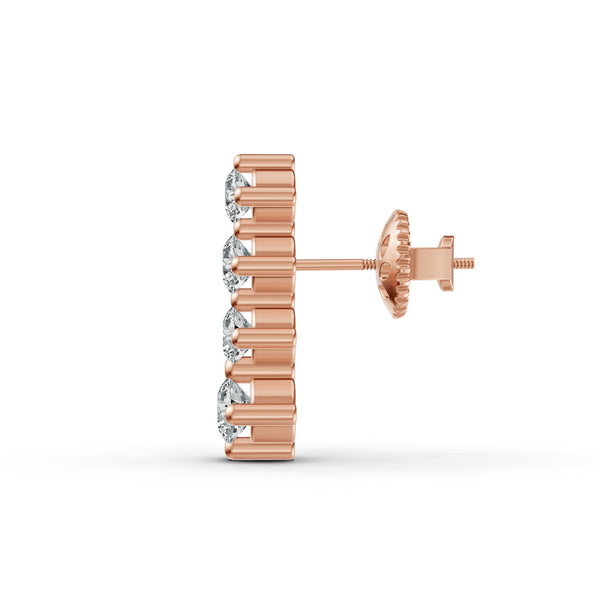 Classic Vertical Diamond Nosepin