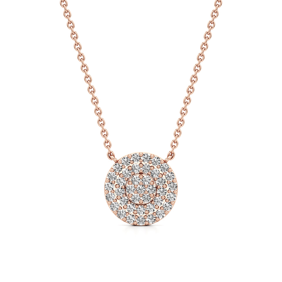 Encircle Cluster Diamond Pendant