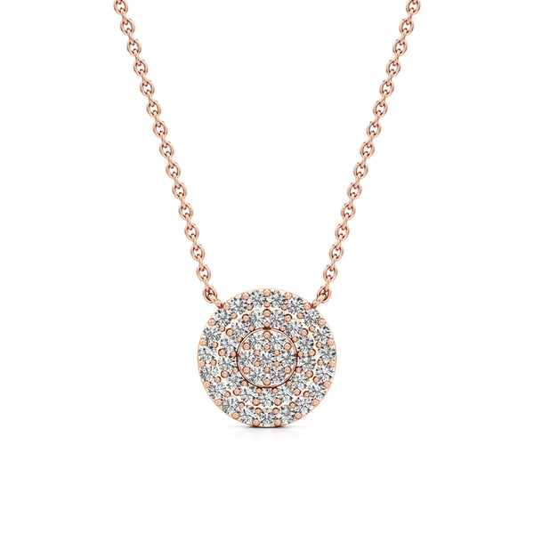 Encircle Cluster Diamond Pendant