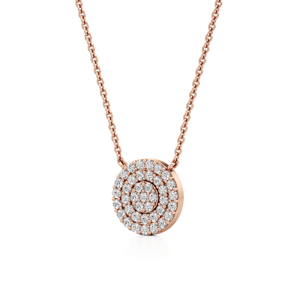 Encircle Cluster Diamond Pendant