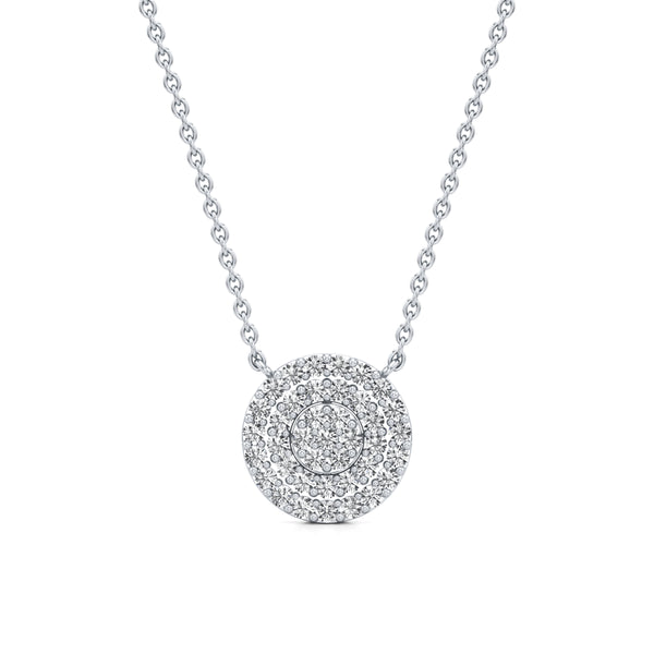 Encircle Cluster Diamond Pendant