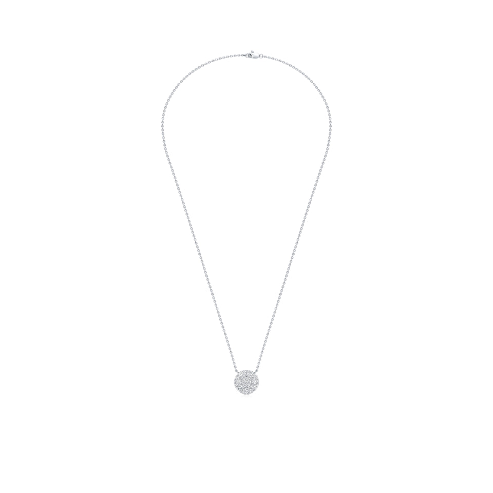 Encircle Cluster Diamond Pendant