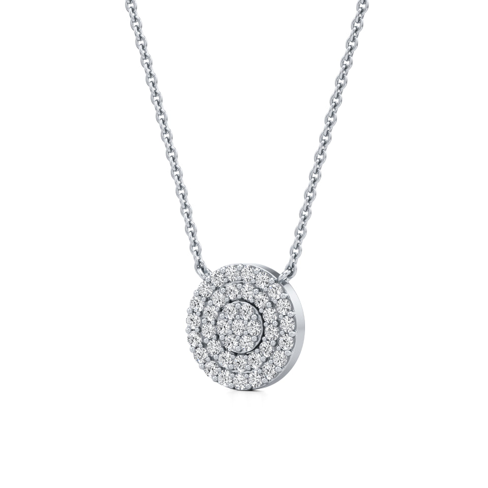 Encircle Cluster Diamond Pendant