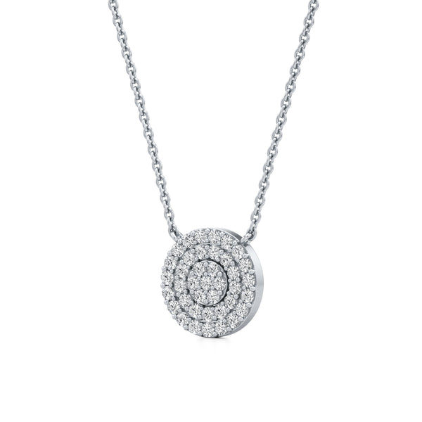 Encircle Cluster Diamond Pendant