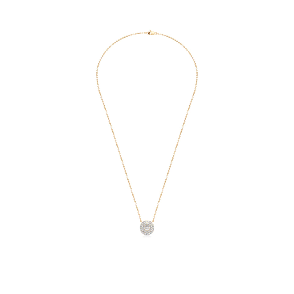 Encircle Cluster Diamond Pendant
