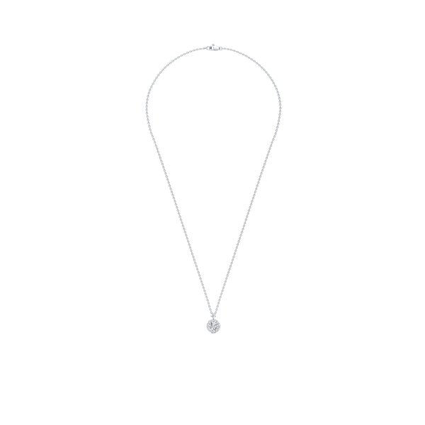 Halo of Solitaire Starlight Diamond Pendant