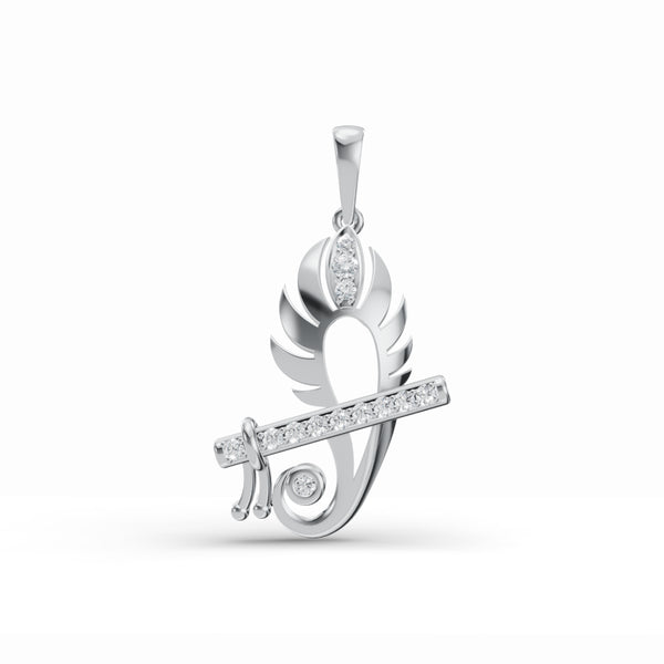 Krishna's Grace Diamond Pendant