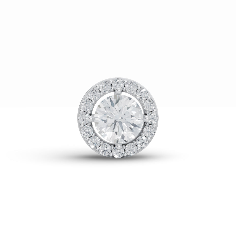Aurelia Solitaire Diamond Pendant