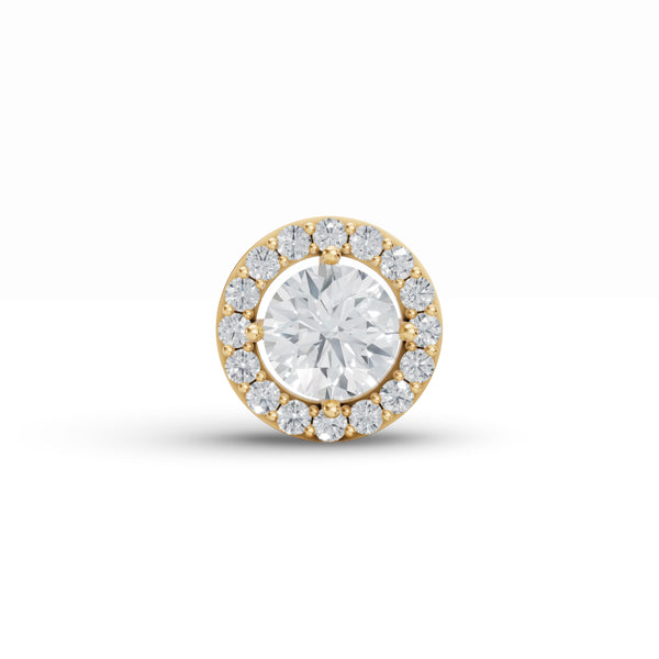 Aurelia Solitaire Diamond Pendant