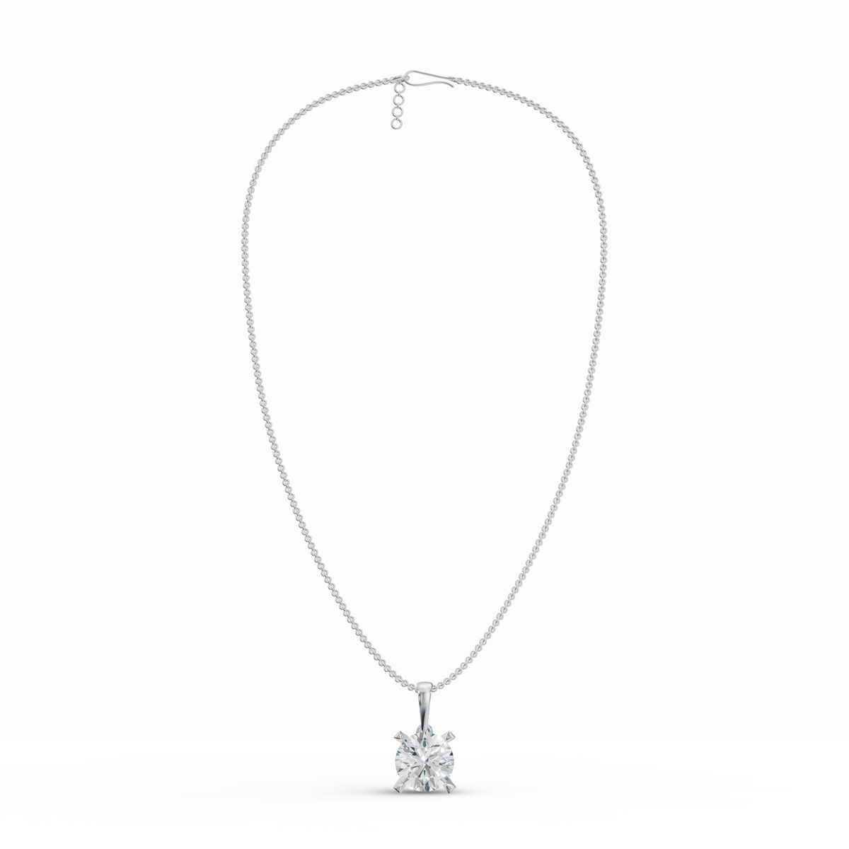 Sparkling Solo Solitaire Diamond Pendant