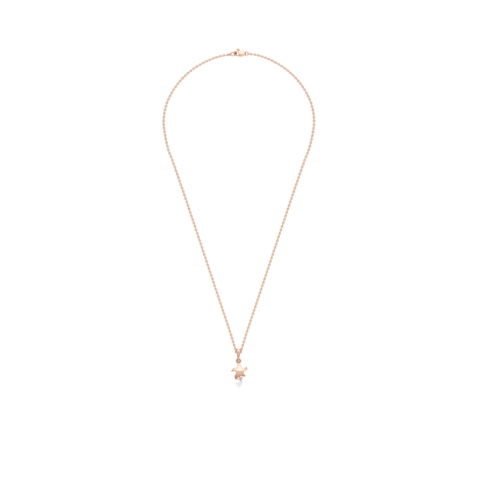 Wishing Star & Sparkle Diamond Pendant