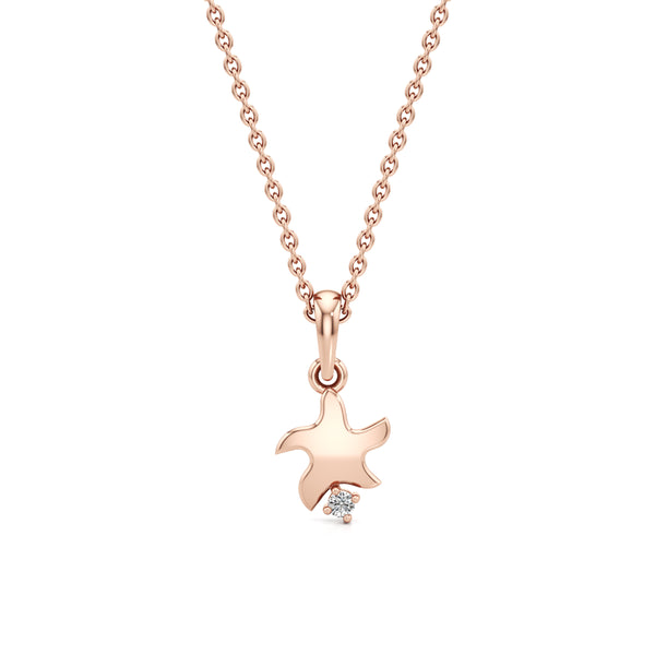 Wishing Star & Sparkle Diamond Pendant
