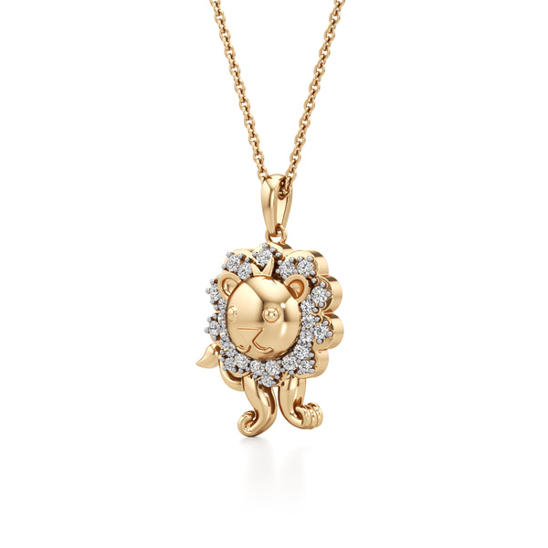 Simba's Pride Diamond Pendant – Wondr Diamonds