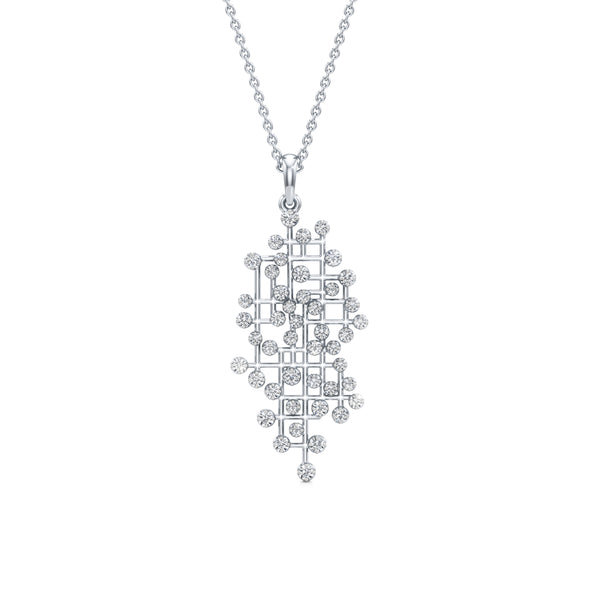 Sparkling Maze Diamond Pendant