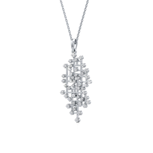 Sparkling Maze Diamond Pendant