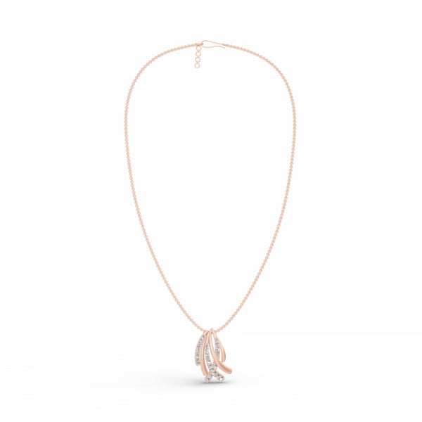 Criss Cross Diamond Pendant