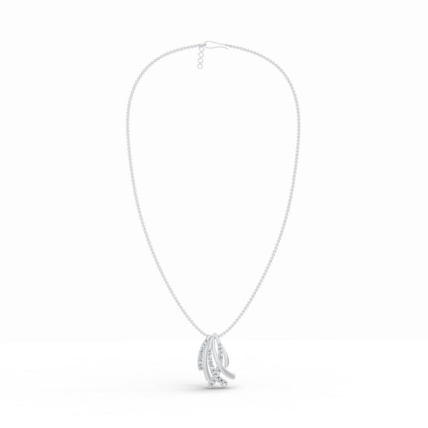 Criss Cross Diamond Pendant