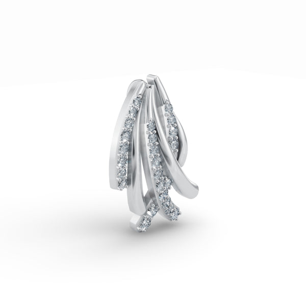 Criss Cross Diamond Pendant